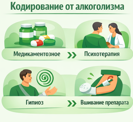 кодирование от алкоголизма в Волжском Санати